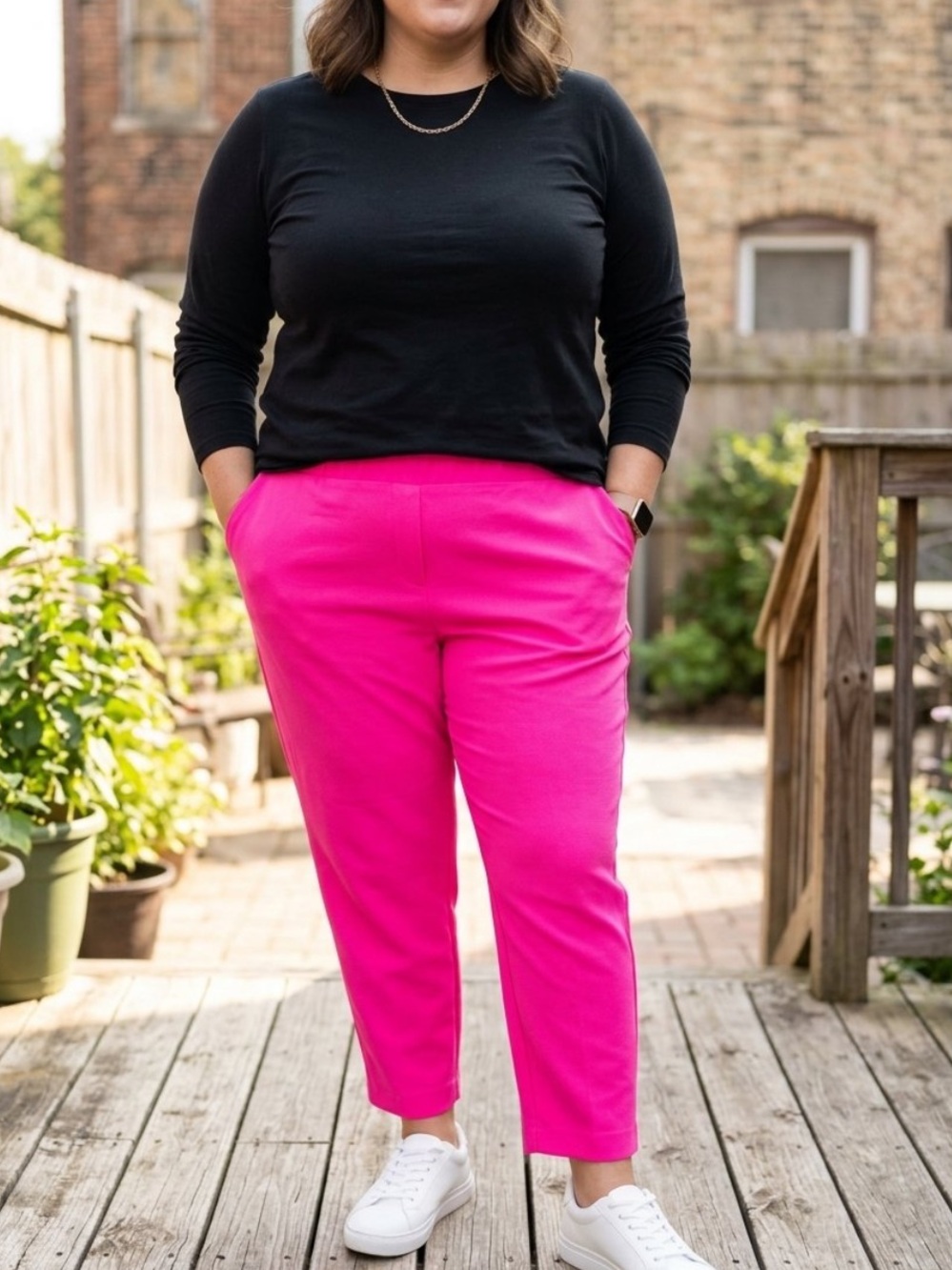 👗torrid Bright Hot Pink Pull-On